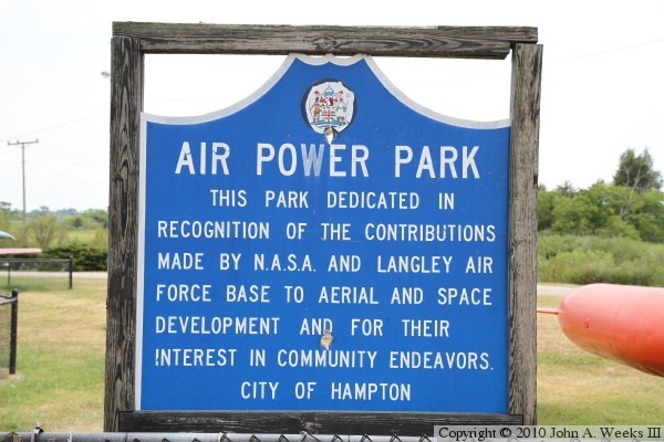 Air Power Park Sign