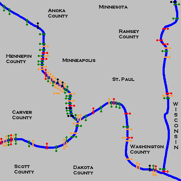 Minneapolis Saint Paul Metro Area Bridges
