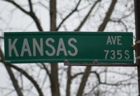 Kansas Street Sign