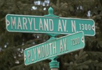 Maryland Street Sign