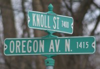Oregon Street Sign