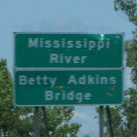 Betty Adkins Bridge Sign