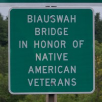 Biauswah Bridge Sign