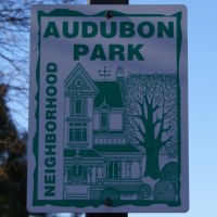 Audubon Park Neighborhood Sign