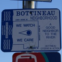 Bottineau Neighborhood Sign