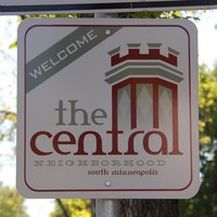 Central Neighborhood Sign