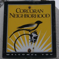 Corcoran Neighborhood Sign