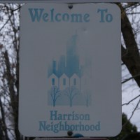 Harrison Neighborhood Sign