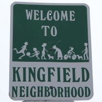 King Field Neighborhood Sign