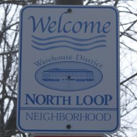 North Loop Neighborhood Sign