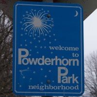 Powderhorn Park Neighborhood Sign