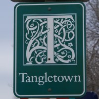Tangletown Neighborhood Sign