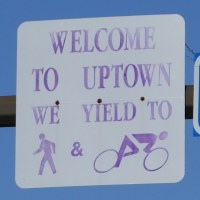 Uptown Area Sign