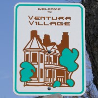 Ventura Village Neighborhood Sign