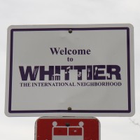 Whittier Neighborhood Sign