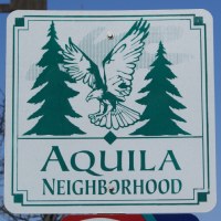 Aquila Neighborhood Sign