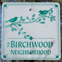 Birchwood Neighborhood Sign