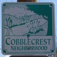 Cobblecrest Neighborhood Sign