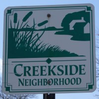 Creekside Neighborhood Sign