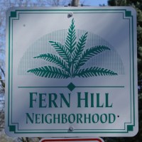 Fern Hill Neighborhood Sign
