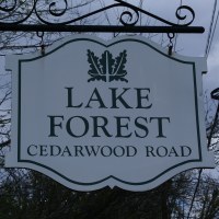 Lake Forest Neighborhood Sign