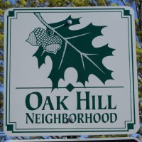Oak Hill Neighborhood Sign