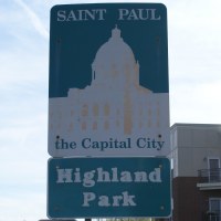 Highland Park District Sign