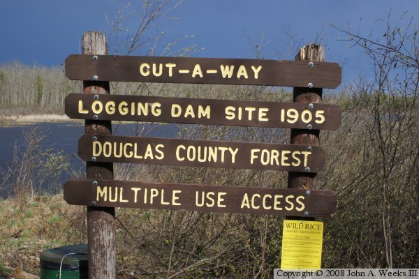 Cut-A-Way Dam