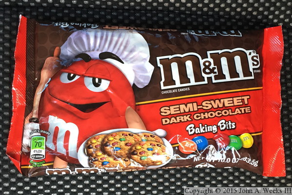 M&M's Semi-Sweet Dark Chocolate Baking Bits