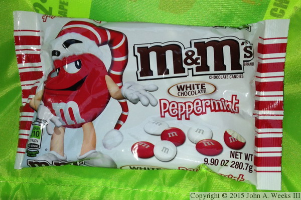 Peppermint M&M's